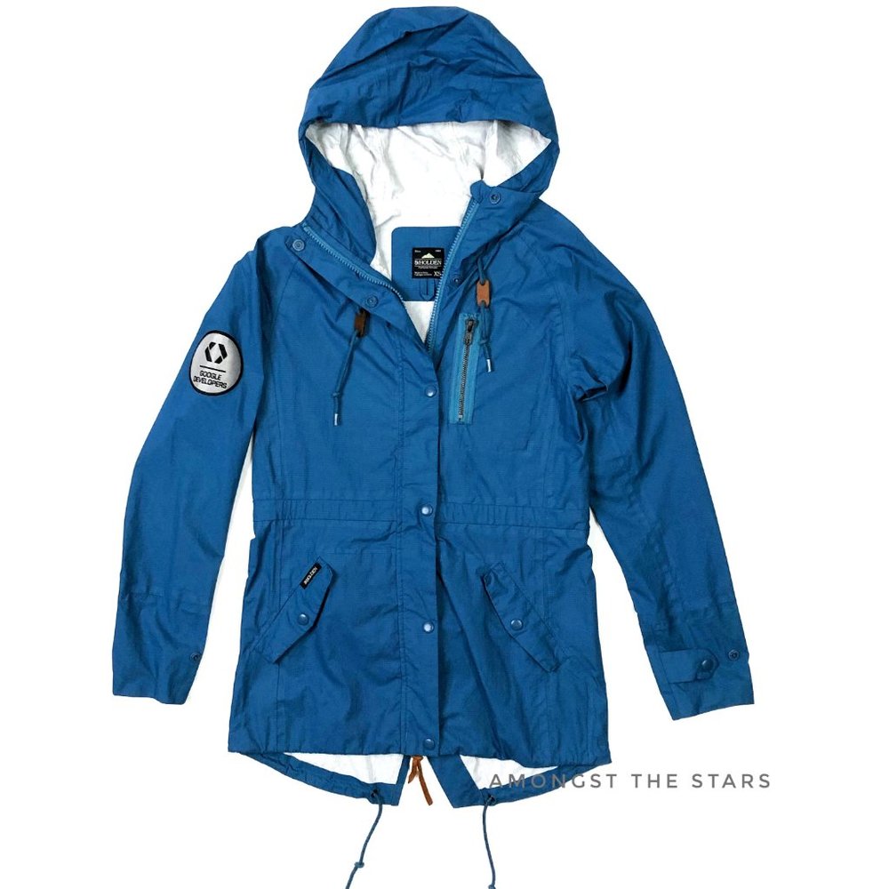 Holden Fishtail Blue Windbreaker Rain Jacket